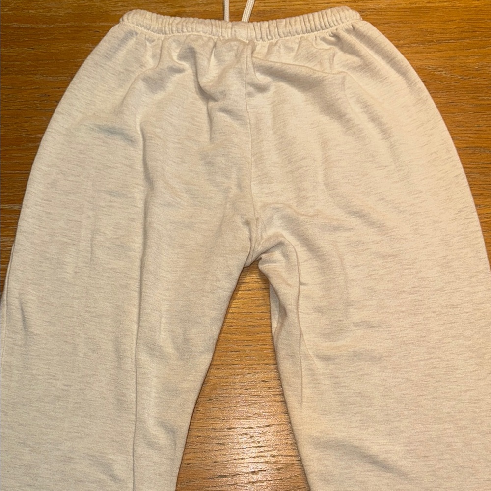 Aerie Cream Flare Wide Leg Pants - Picture 4 of 5